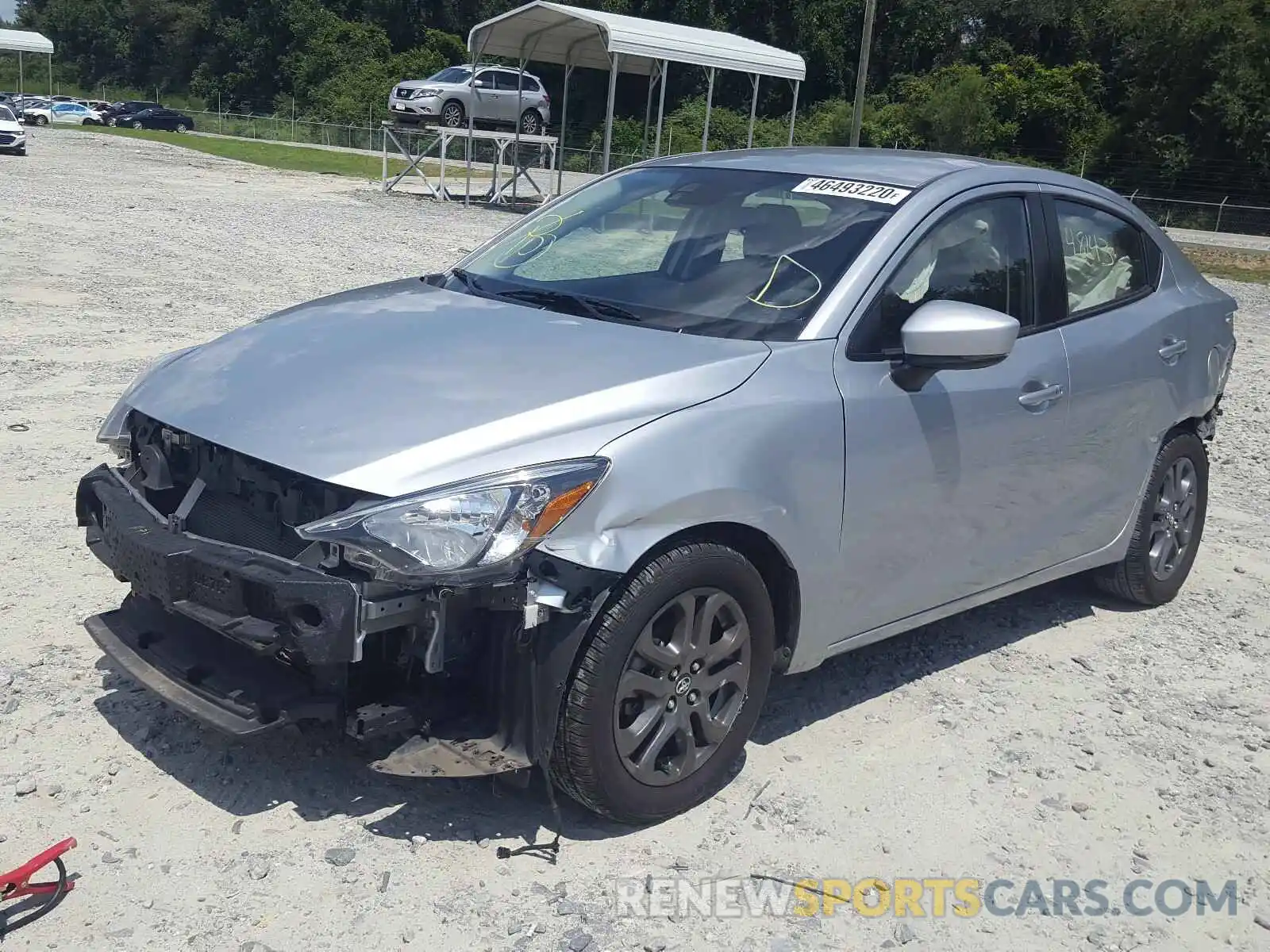 2 Photograph of a damaged car 3MYDLBYV0KY516793 TOYOTA YARIS 2019