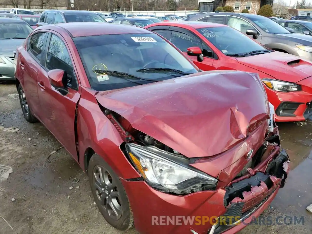 1 Photograph of a damaged car 3MYDLBYV0KY517099 TOYOTA YARIS 2019