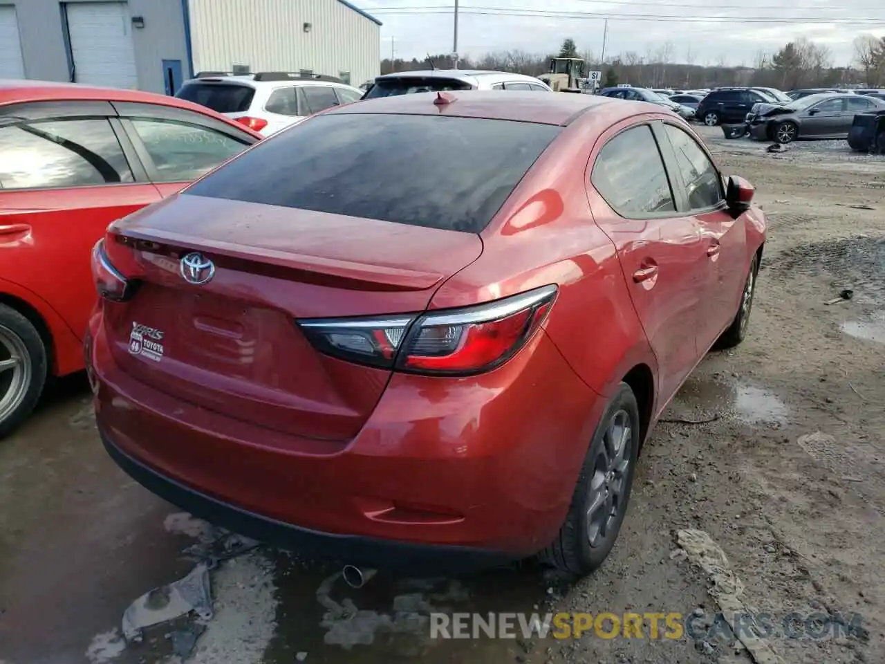 4 Photograph of a damaged car 3MYDLBYV0KY517099 TOYOTA YARIS 2019