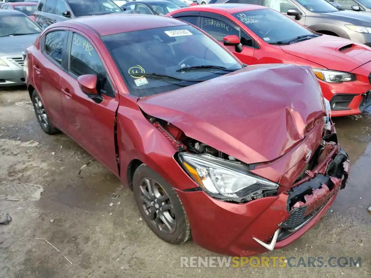 9 Photograph of a damaged car 3MYDLBYV0KY517099 TOYOTA YARIS 2019