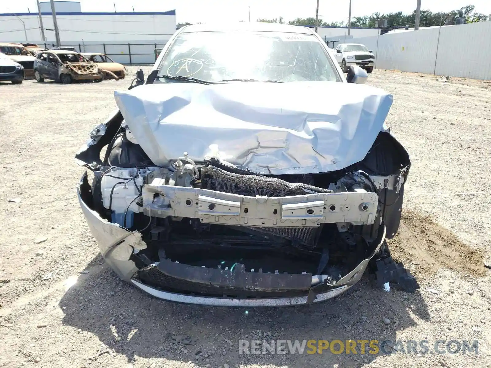 9 Photograph of a damaged car 3MYDLBYV0KY517491 TOYOTA YARIS 2019