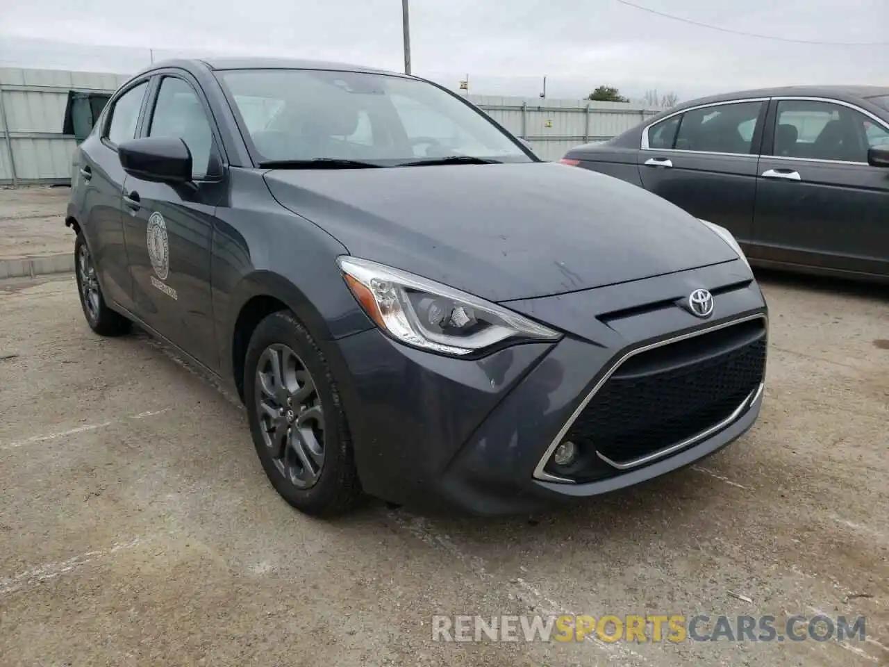 1 Photograph of a damaged car 3MYDLBYV0KY518270 TOYOTA YARIS 2019