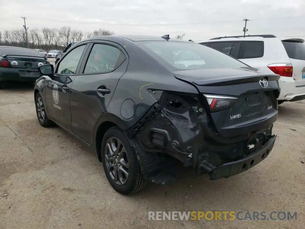 3 Photograph of a damaged car 3MYDLBYV0KY518270 TOYOTA YARIS 2019