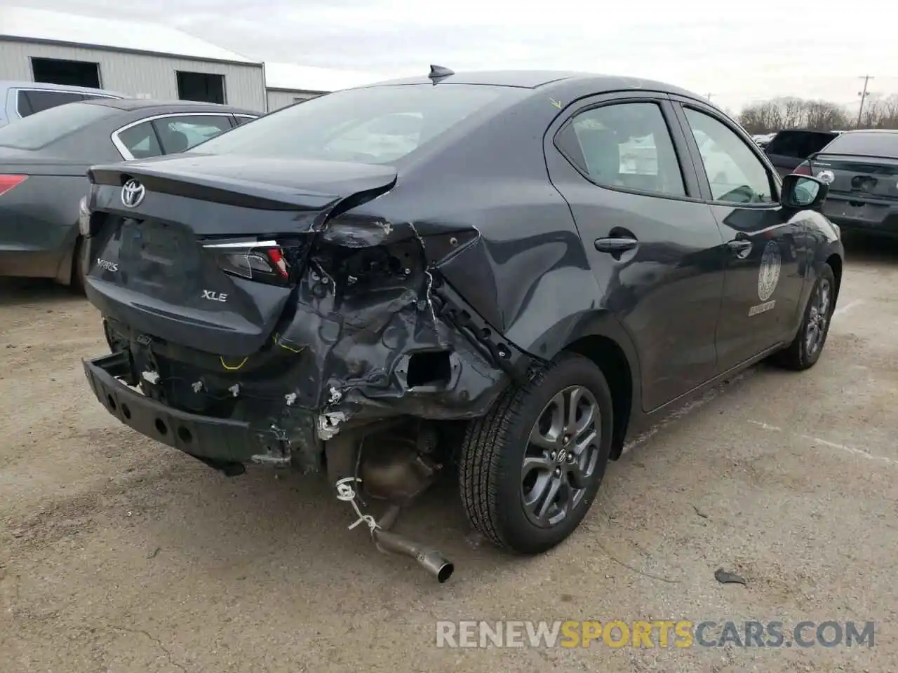 4 Photograph of a damaged car 3MYDLBYV0KY518270 TOYOTA YARIS 2019