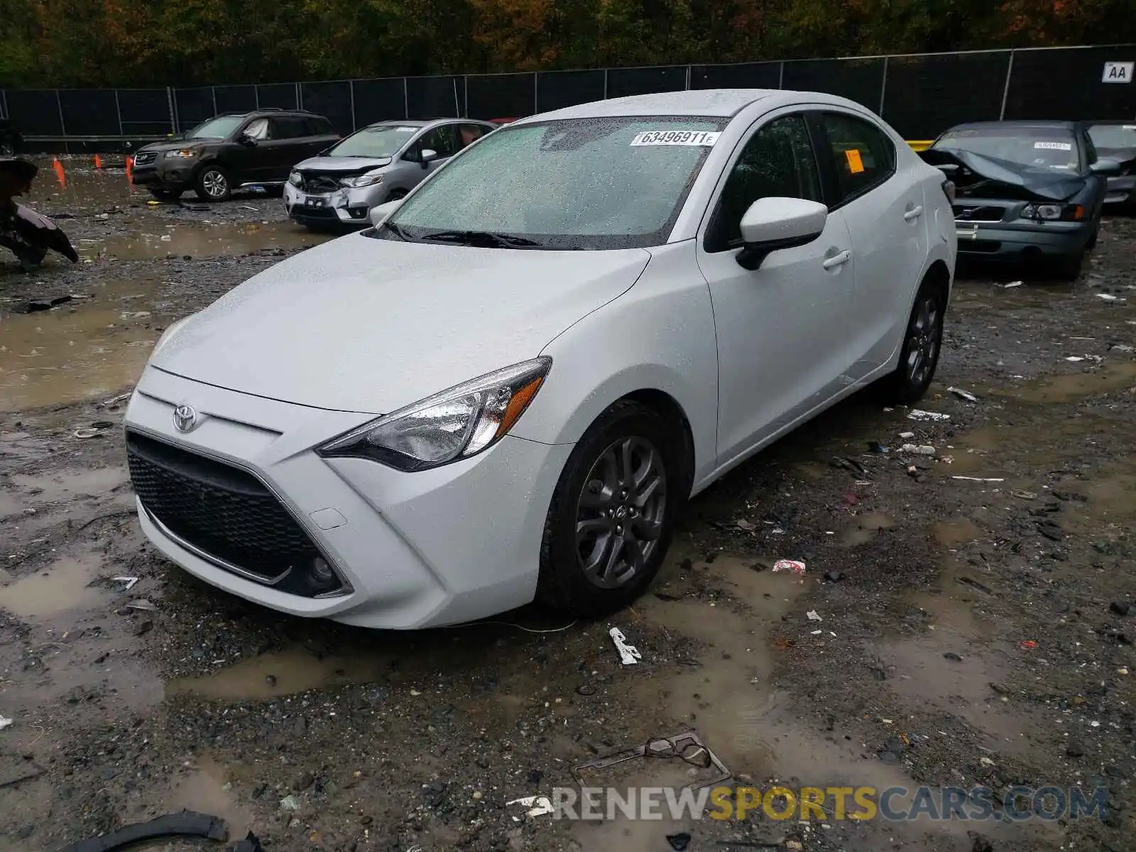 2 Photograph of a damaged car 3MYDLBYV0KY519161 TOYOTA YARIS 2019