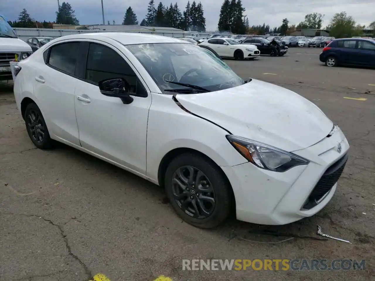 1 Photograph of a damaged car 3MYDLBYV0KY519225 TOYOTA YARIS 2019