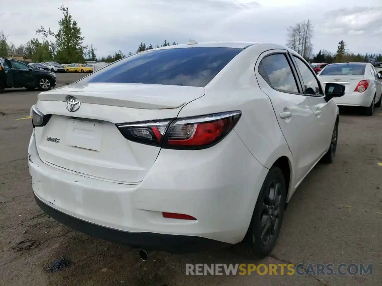 4 Photograph of a damaged car 3MYDLBYV0KY519225 TOYOTA YARIS 2019