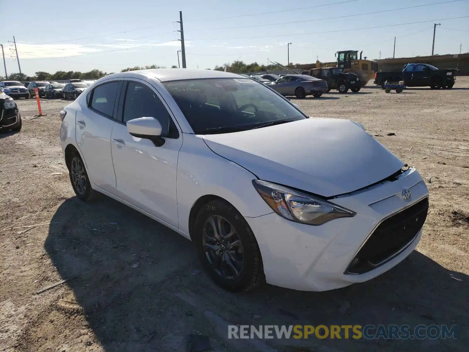 1 Photograph of a damaged car 3MYDLBYV0KY520035 TOYOTA YARIS 2019