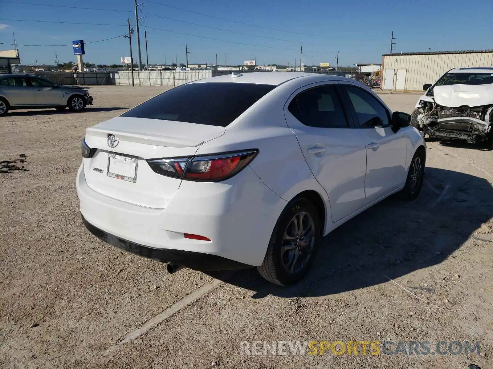 4 Photograph of a damaged car 3MYDLBYV0KY520035 TOYOTA YARIS 2019