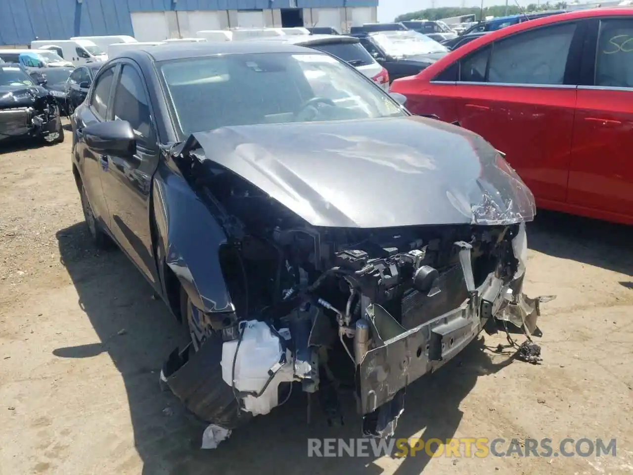 1 Photograph of a damaged car 3MYDLBYV0KY520052 TOYOTA YARIS 2019