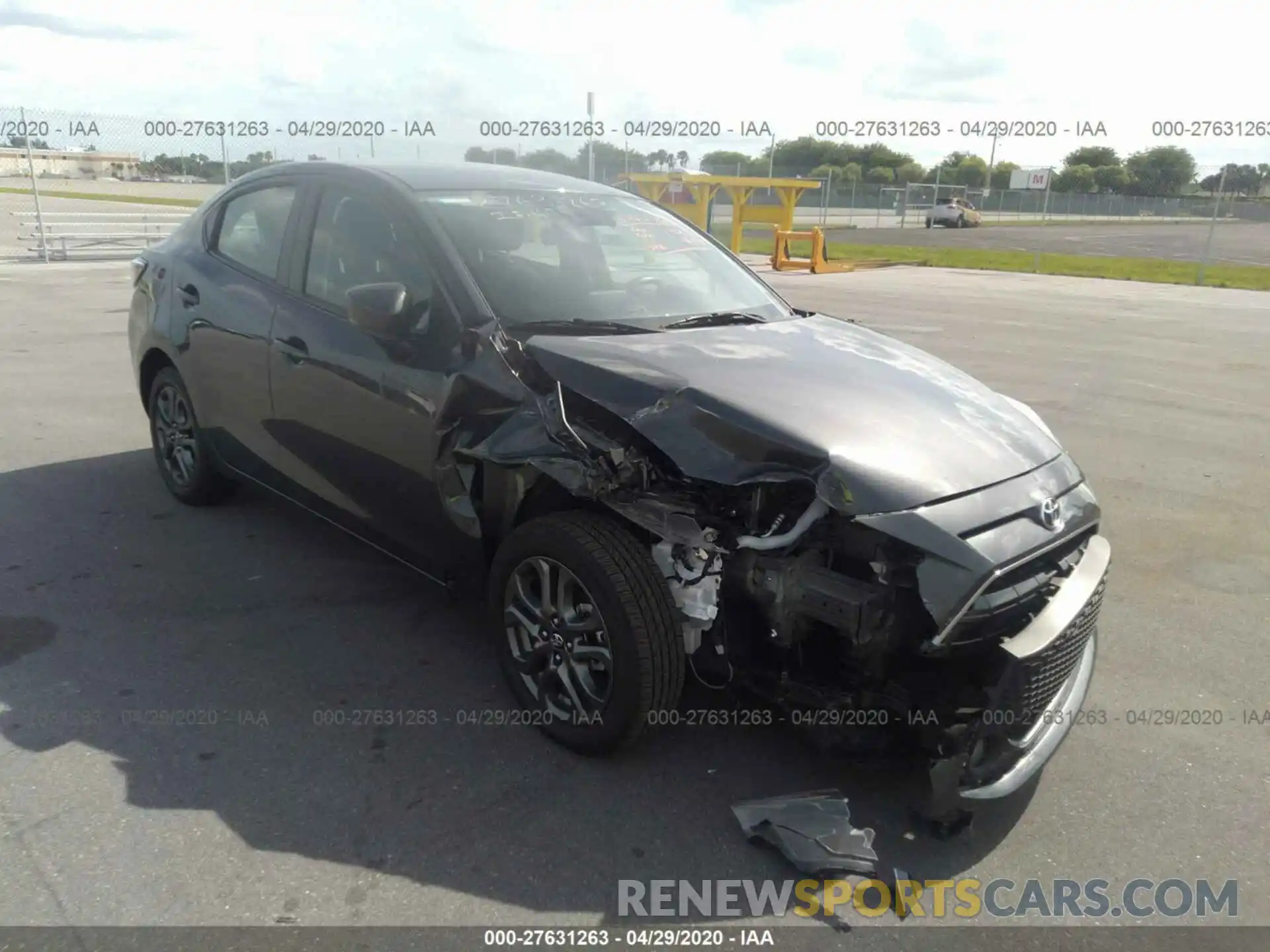 6 Photograph of a damaged car 3MYDLBYV0KY520164 TOYOTA YARIS 2019