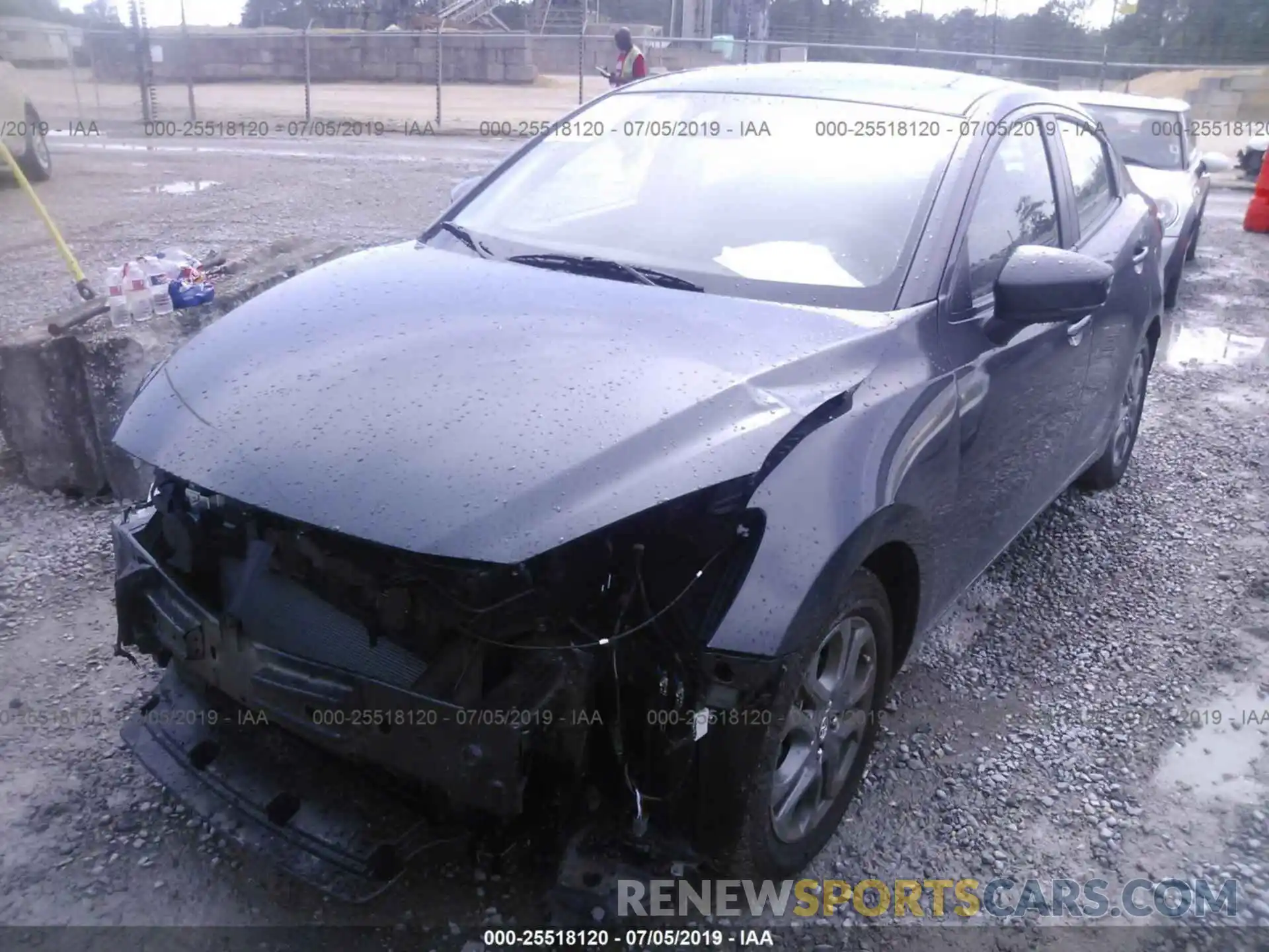 2 Photograph of a damaged car 3MYDLBYV0KY520522 TOYOTA YARIS 2019