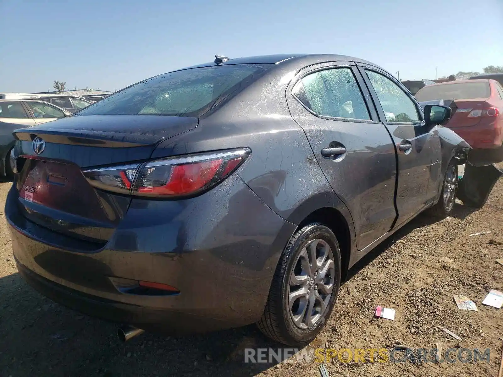 4 Photograph of a damaged car 3MYDLBYV0KY520844 TOYOTA YARIS 2019