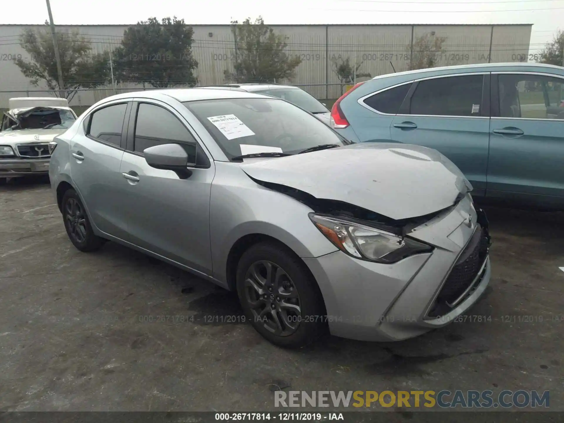 1 Photograph of a damaged car 3MYDLBYV0KY520939 TOYOTA YARIS 2019