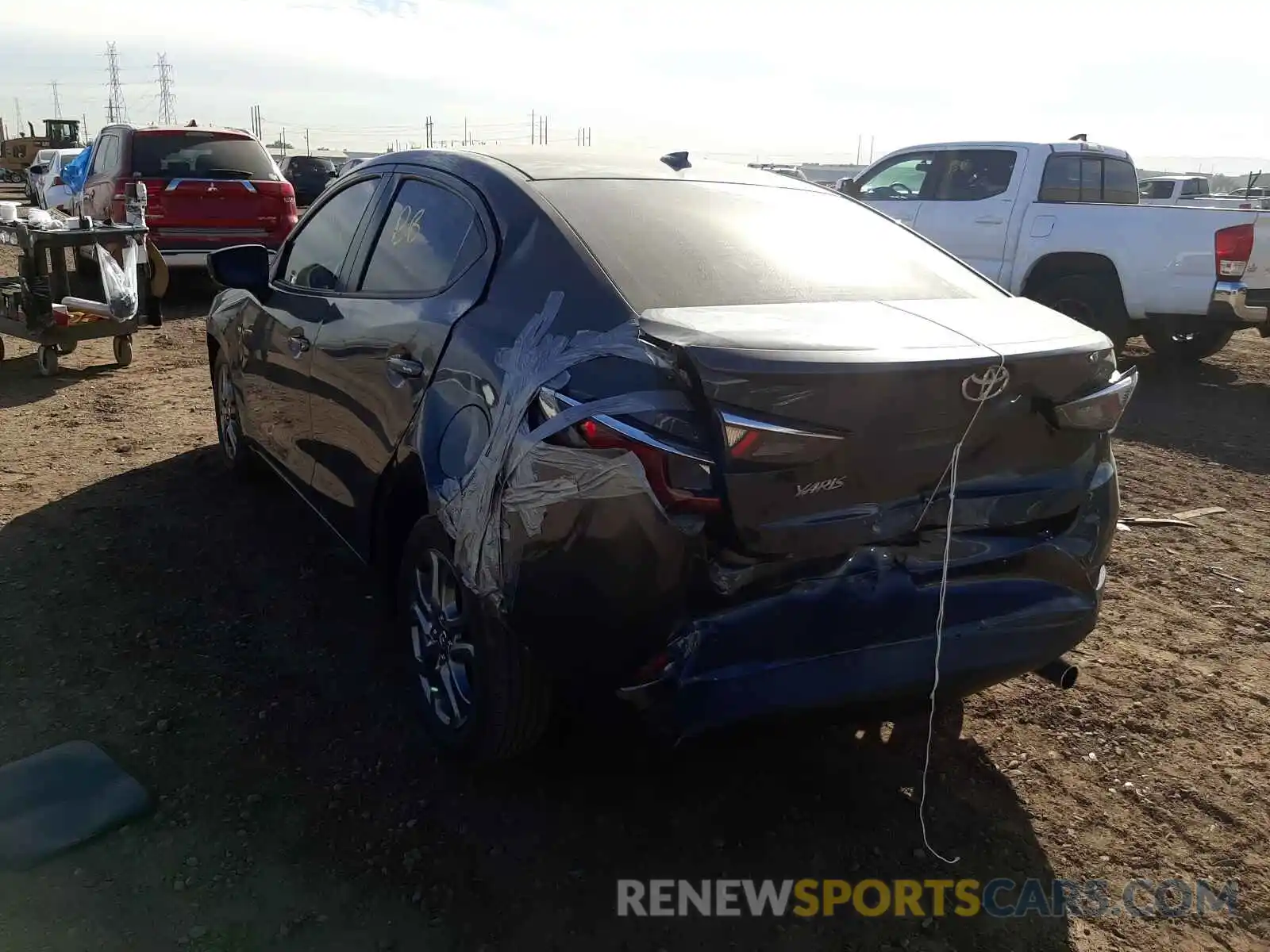 3 Photograph of a damaged car 3MYDLBYV0KY521623 TOYOTA YARIS 2019