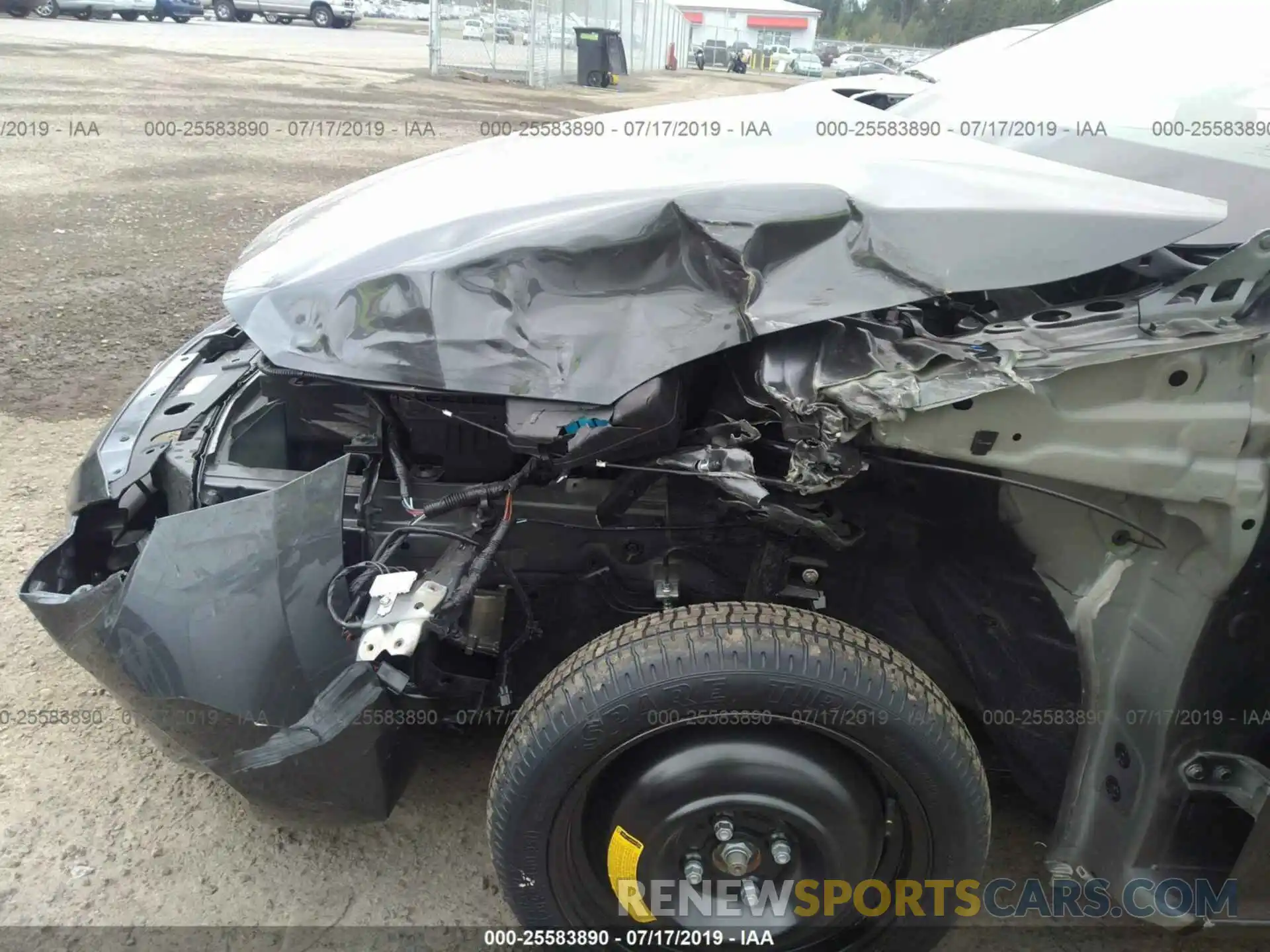 6 Photograph of a damaged car 3MYDLBYV0KY521721 TOYOTA YARIS 2019