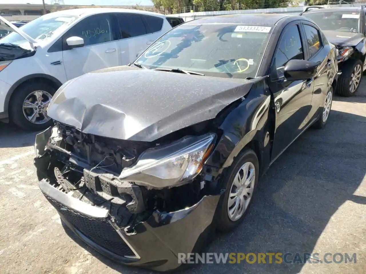 2 Photograph of a damaged car 3MYDLBYV0KY522268 TOYOTA YARIS 2019