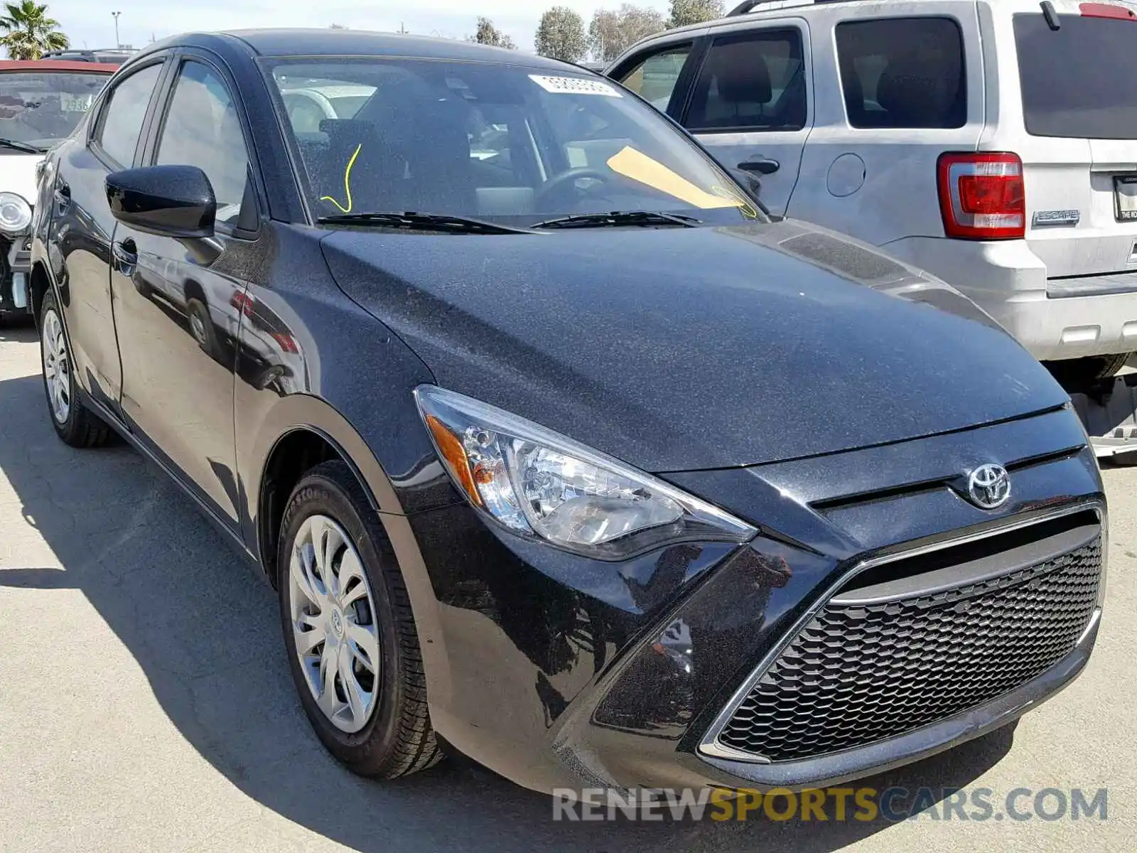 1 Photograph of a damaged car 3MYDLBYV0KY522609 TOYOTA YARIS 2019