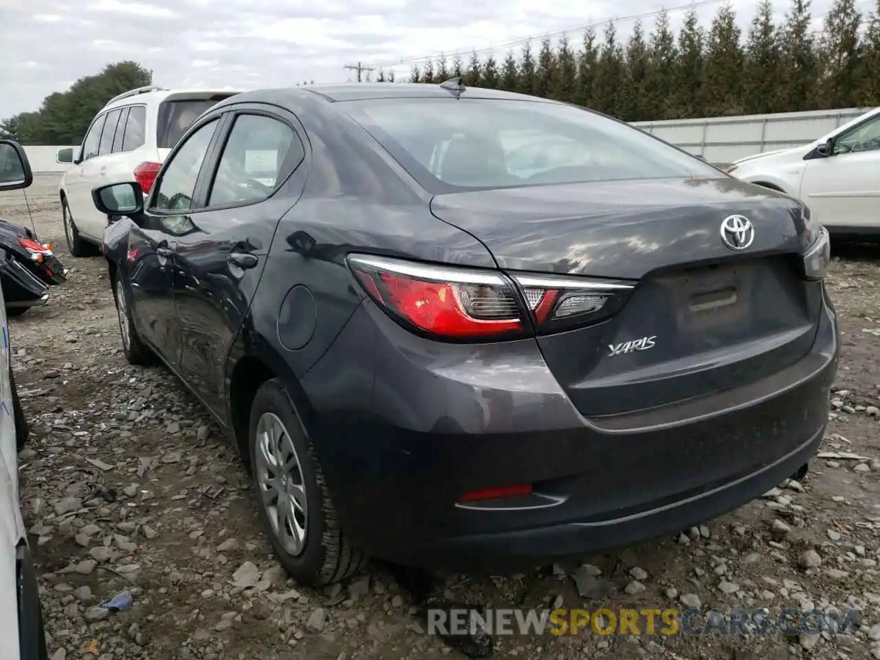 3 Photograph of a damaged car 3MYDLBYV0KY522836 TOYOTA YARIS 2019