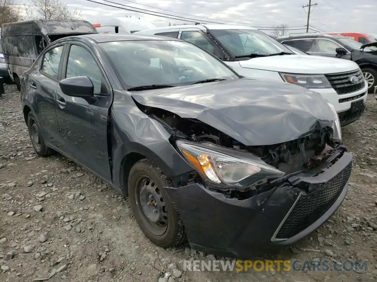 7 Photograph of a damaged car 3MYDLBYV0KY522836 TOYOTA YARIS 2019