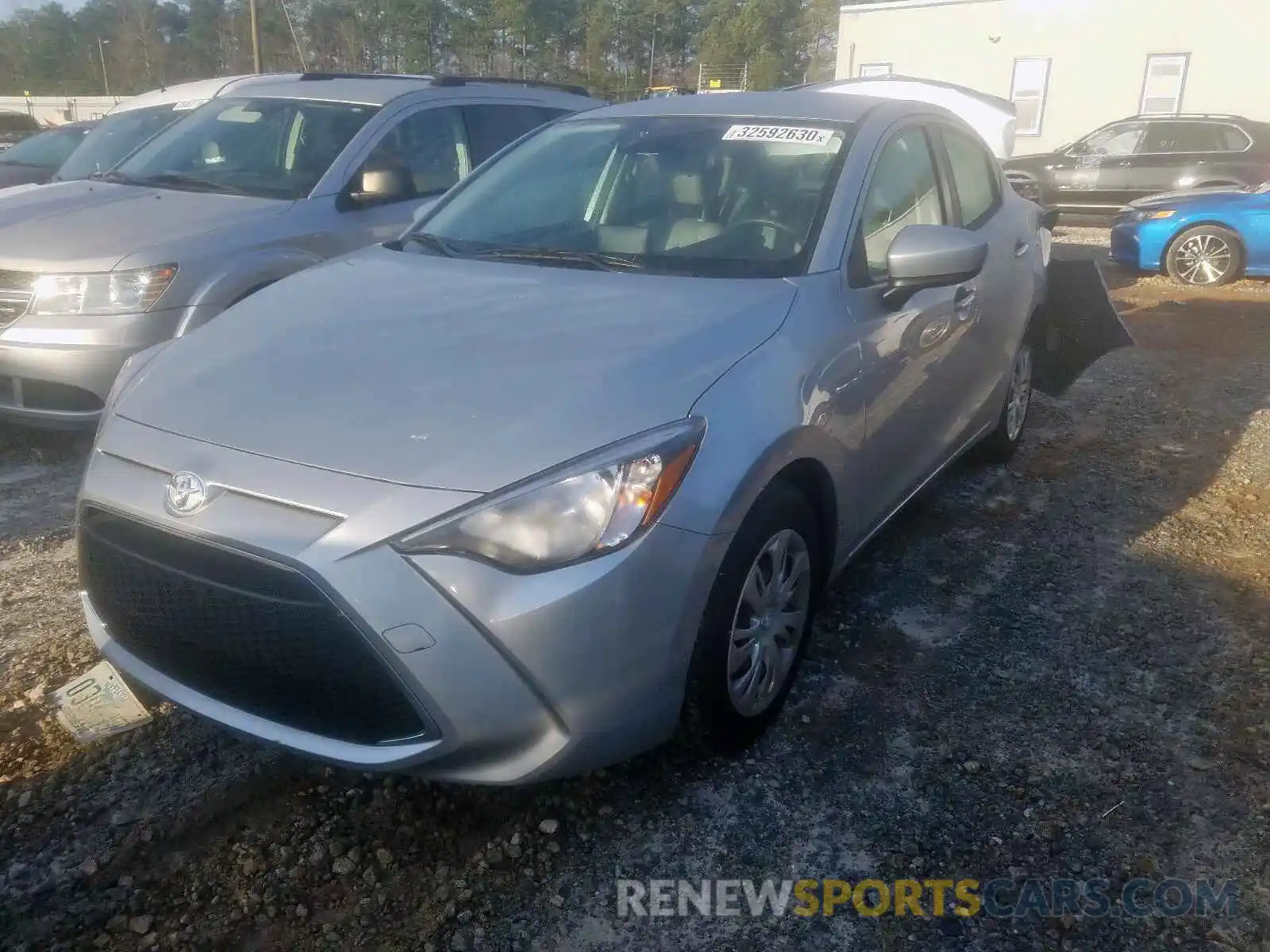 2 Photograph of a damaged car 3MYDLBYV0KY523114 TOYOTA YARIS 2019