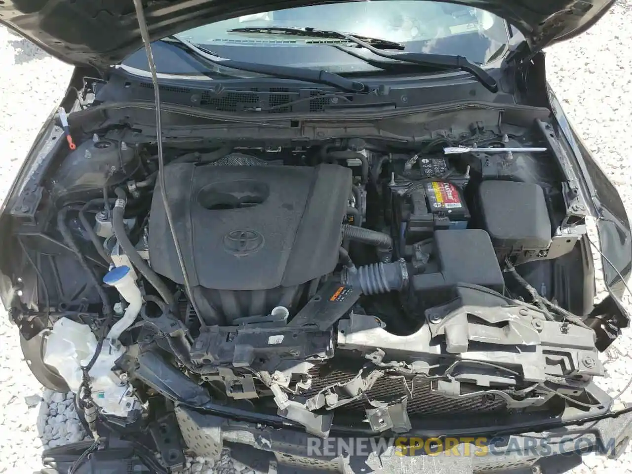 7 Photograph of a damaged car 3MYDLBYV0KY523324 TOYOTA YARIS 2019