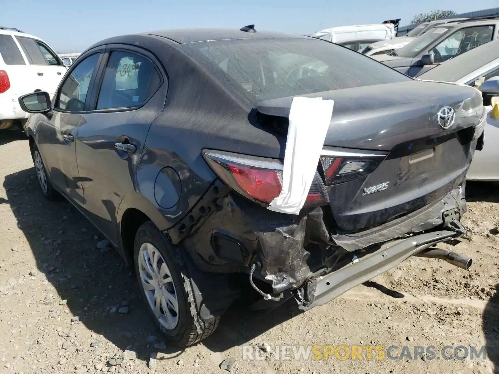 3 Photograph of a damaged car 3MYDLBYV0KY524196 TOYOTA YARIS 2019