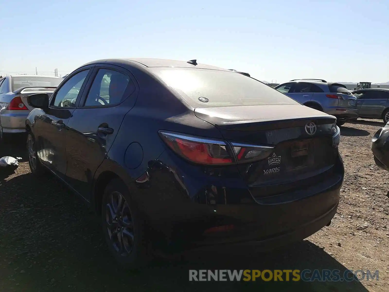 3 Photograph of a damaged car 3MYDLBYV0KY525882 TOYOTA YARIS 2019