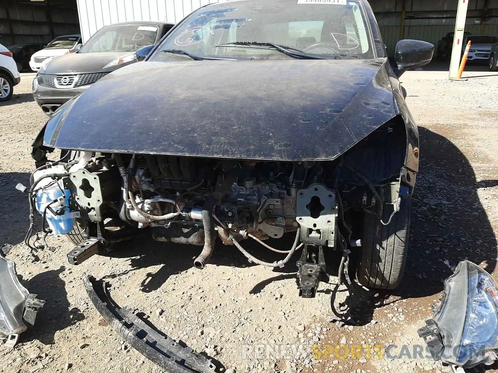 9 Photograph of a damaged car 3MYDLBYV0KY525882 TOYOTA YARIS 2019