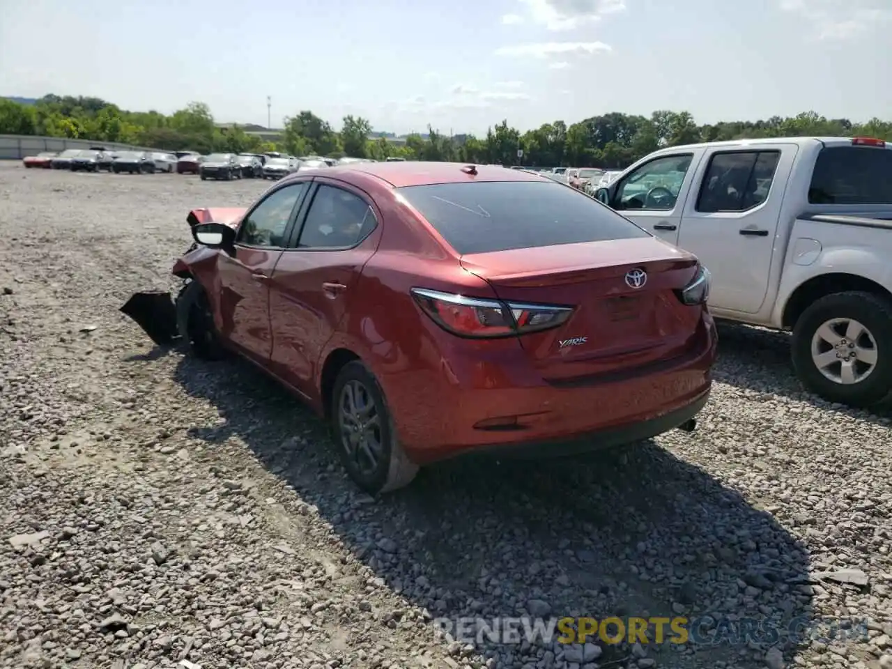 3 Photograph of a damaged car 3MYDLBYV0KY527096 TOYOTA YARIS 2019