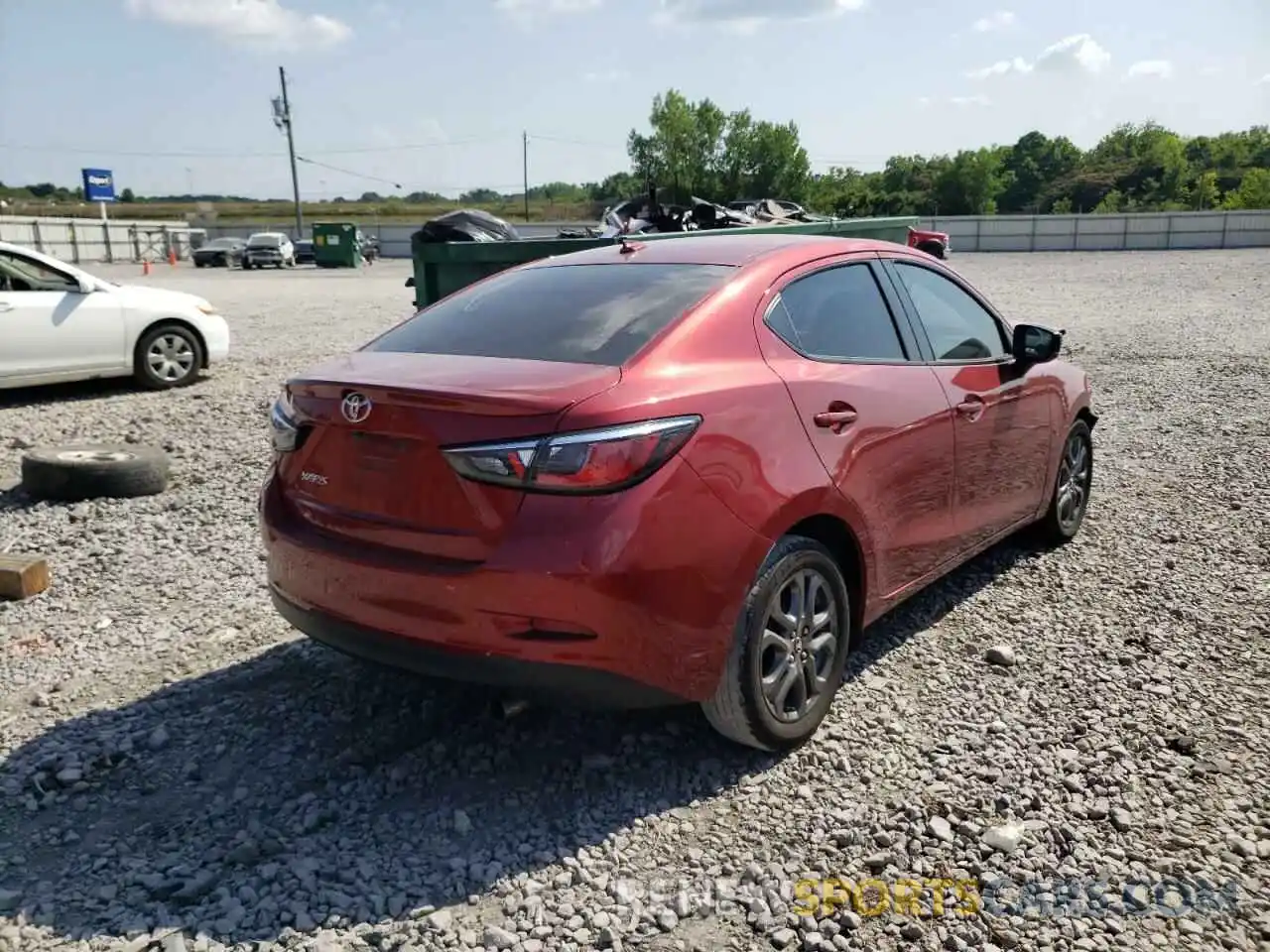 4 Photograph of a damaged car 3MYDLBYV0KY527096 TOYOTA YARIS 2019