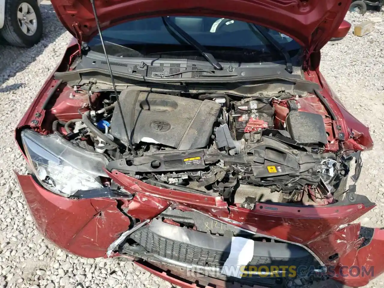 7 Photograph of a damaged car 3MYDLBYV0KY527096 TOYOTA YARIS 2019