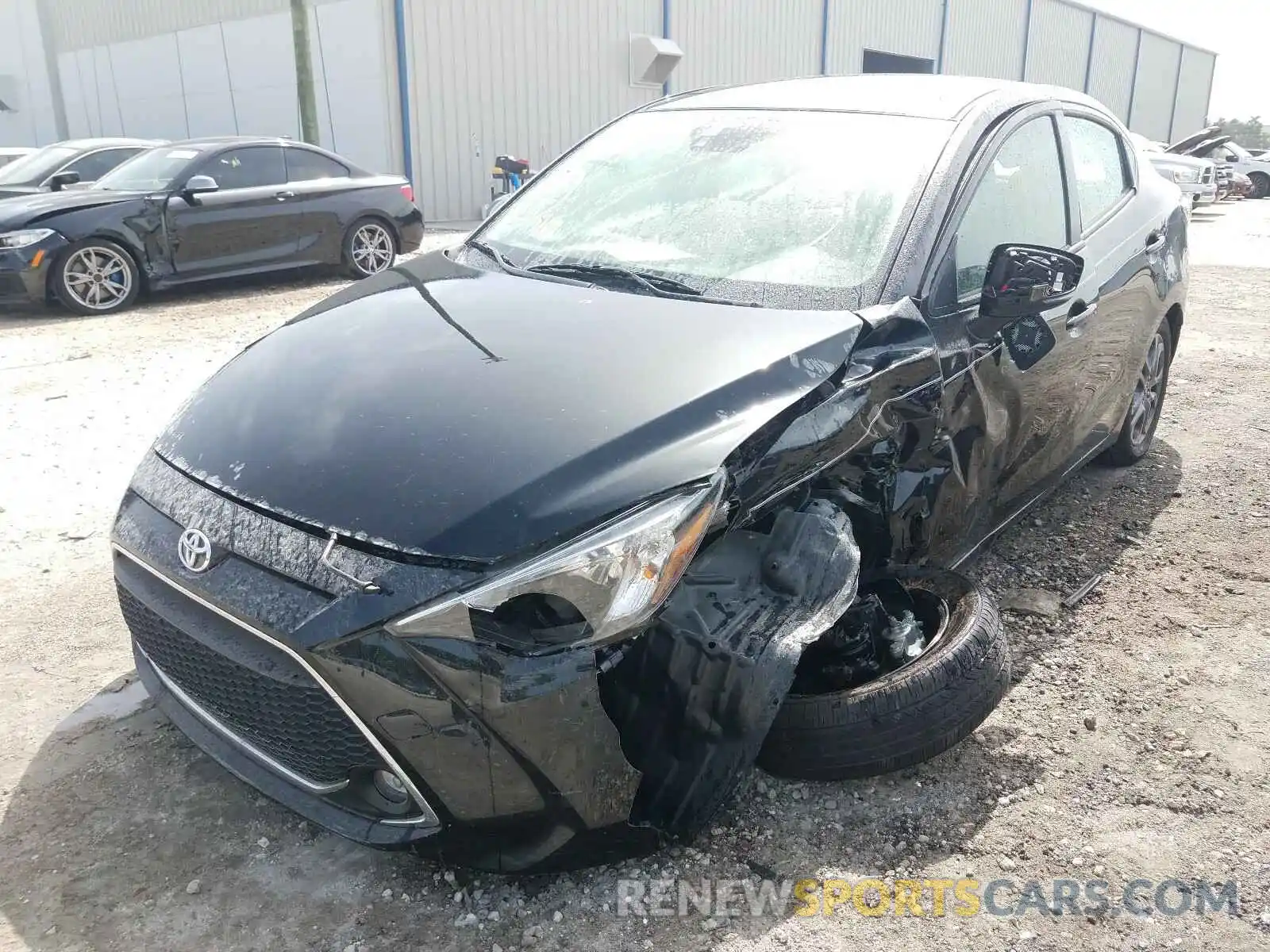 2 Photograph of a damaged car 3MYDLBYV0KY527261 TOYOTA YARIS 2019