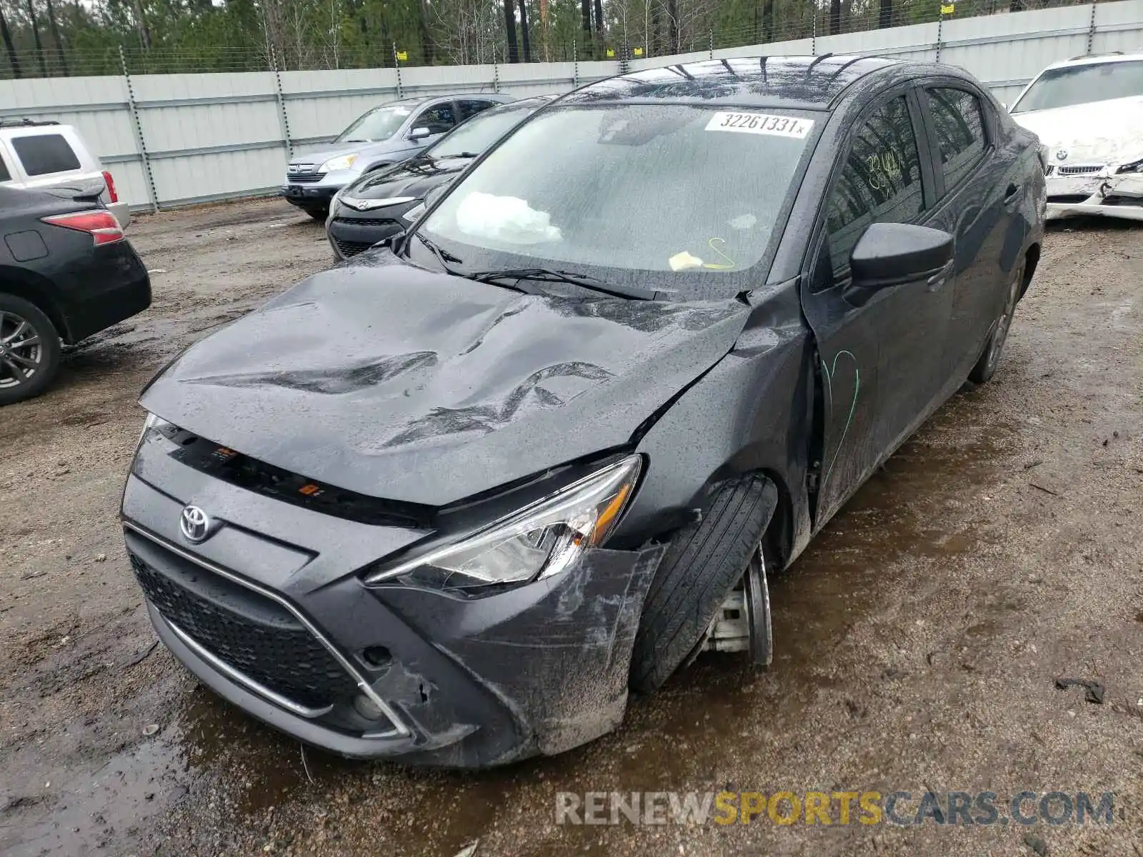 2 Photograph of a damaged car 3MYDLBYV0KY527373 TOYOTA YARIS 2019