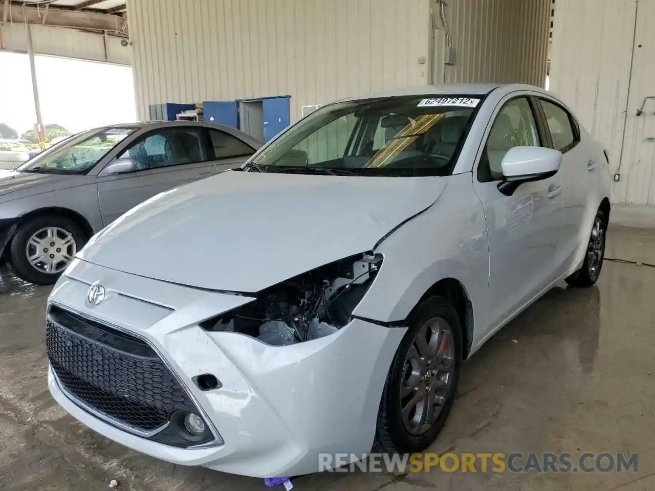 2 Photograph of a damaged car 3MYDLBYV0KY527633 TOYOTA YARIS 2019