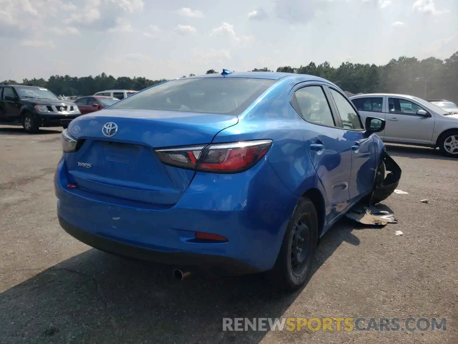 4 Photograph of a damaged car 3MYDLBYV0KY528331 TOYOTA YARIS 2019