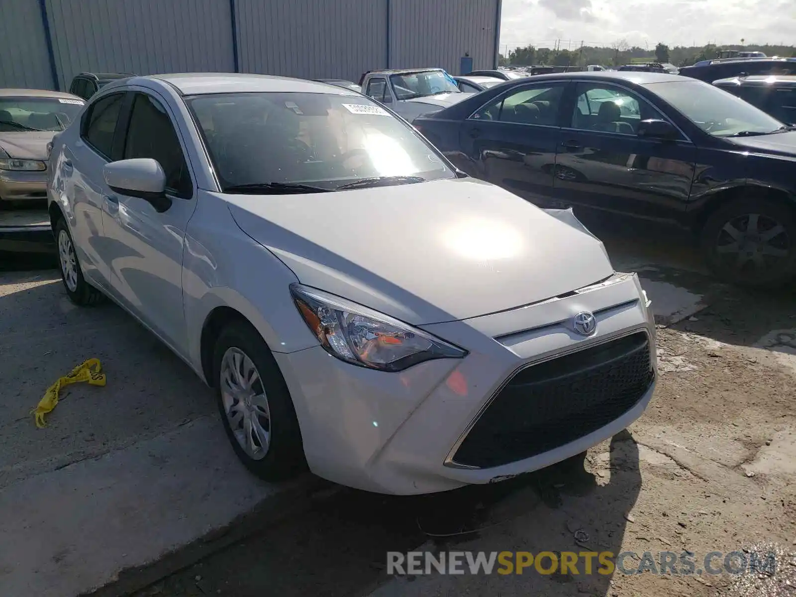 1 Photograph of a damaged car 3MYDLBYV0KY528426 TOYOTA YARIS 2019