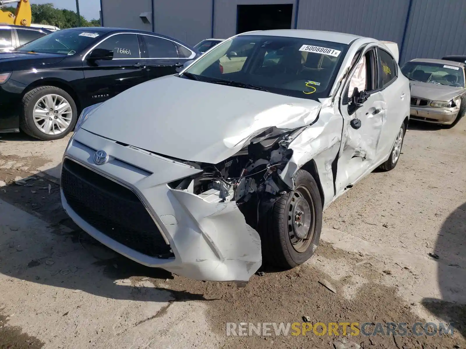 2 Photograph of a damaged car 3MYDLBYV0KY528426 TOYOTA YARIS 2019