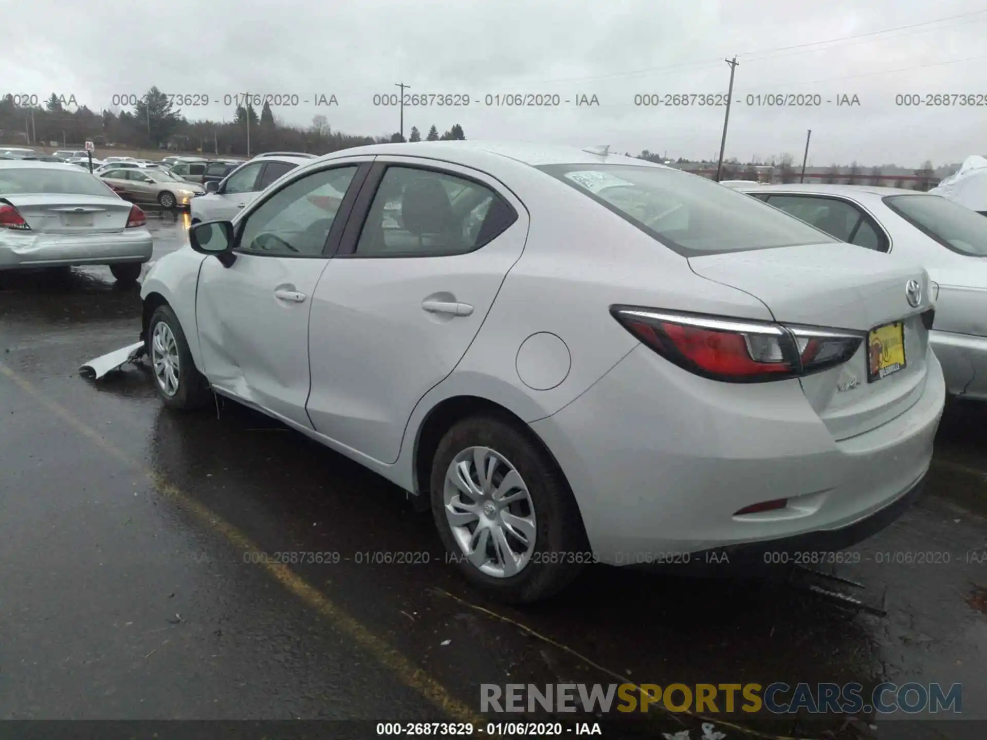 3 Photograph of a damaged car 3MYDLBYV0KY528667 TOYOTA YARIS 2019