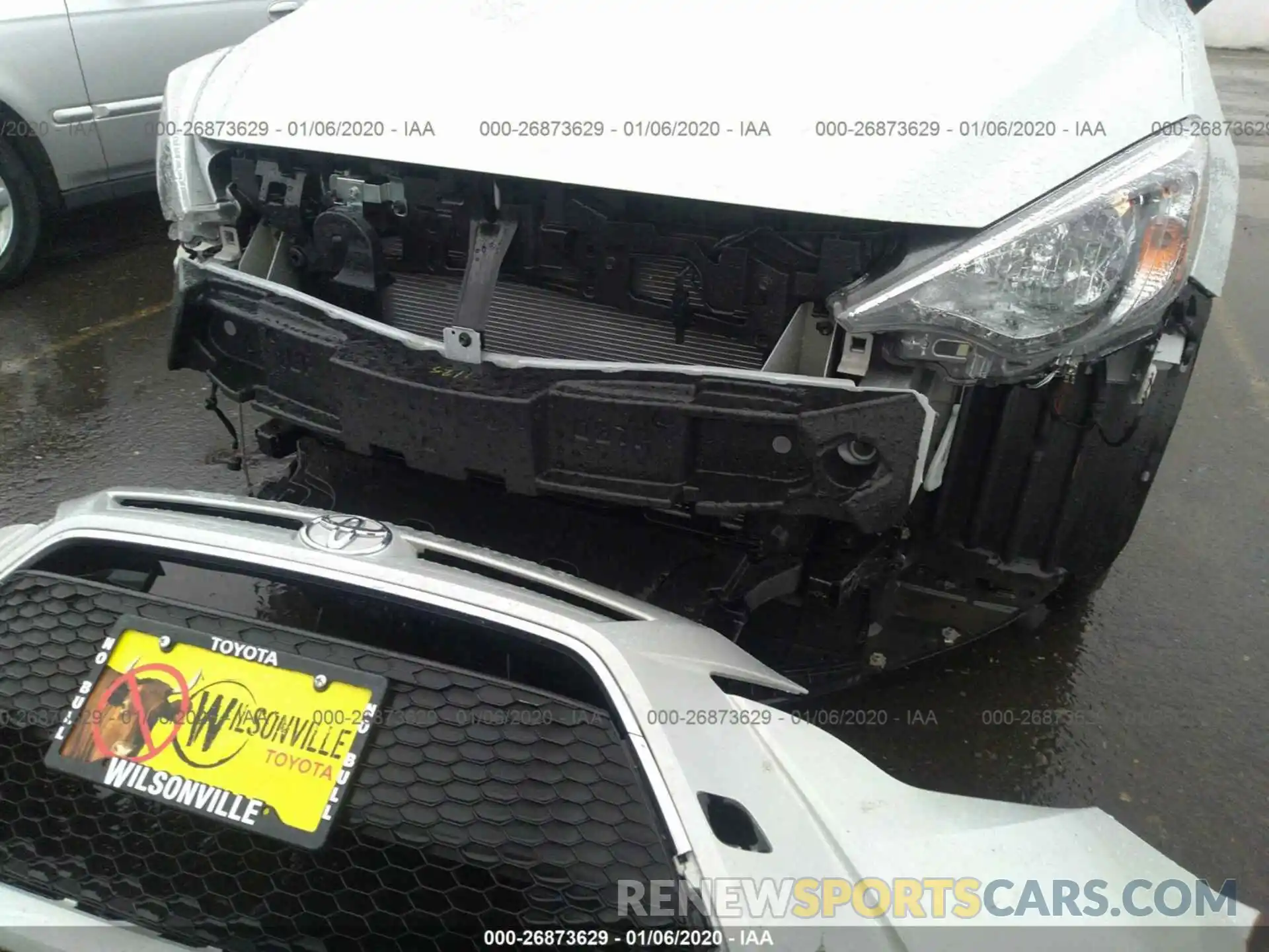 6 Photograph of a damaged car 3MYDLBYV0KY528667 TOYOTA YARIS 2019