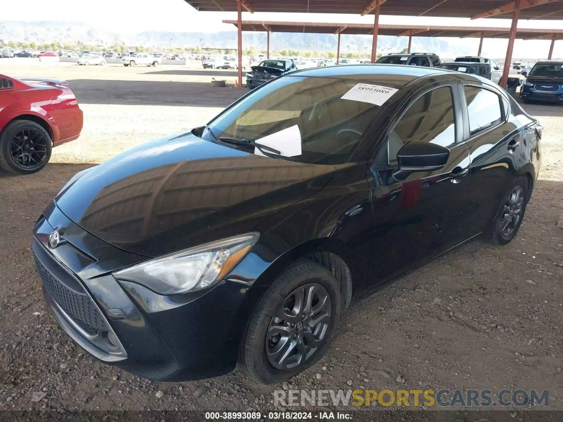 2 Photograph of a damaged car 3MYDLBYV0KY528832 TOYOTA YARIS 2019