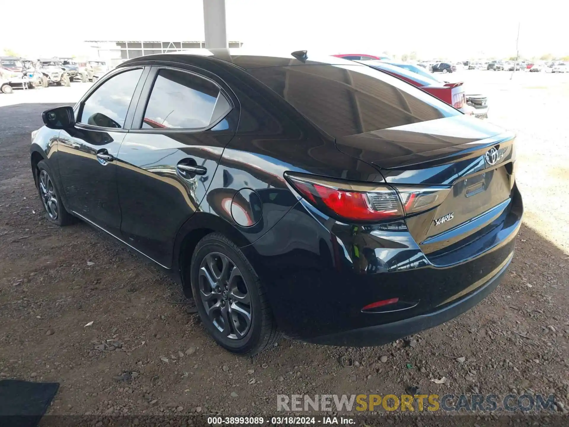 3 Photograph of a damaged car 3MYDLBYV0KY528832 TOYOTA YARIS 2019