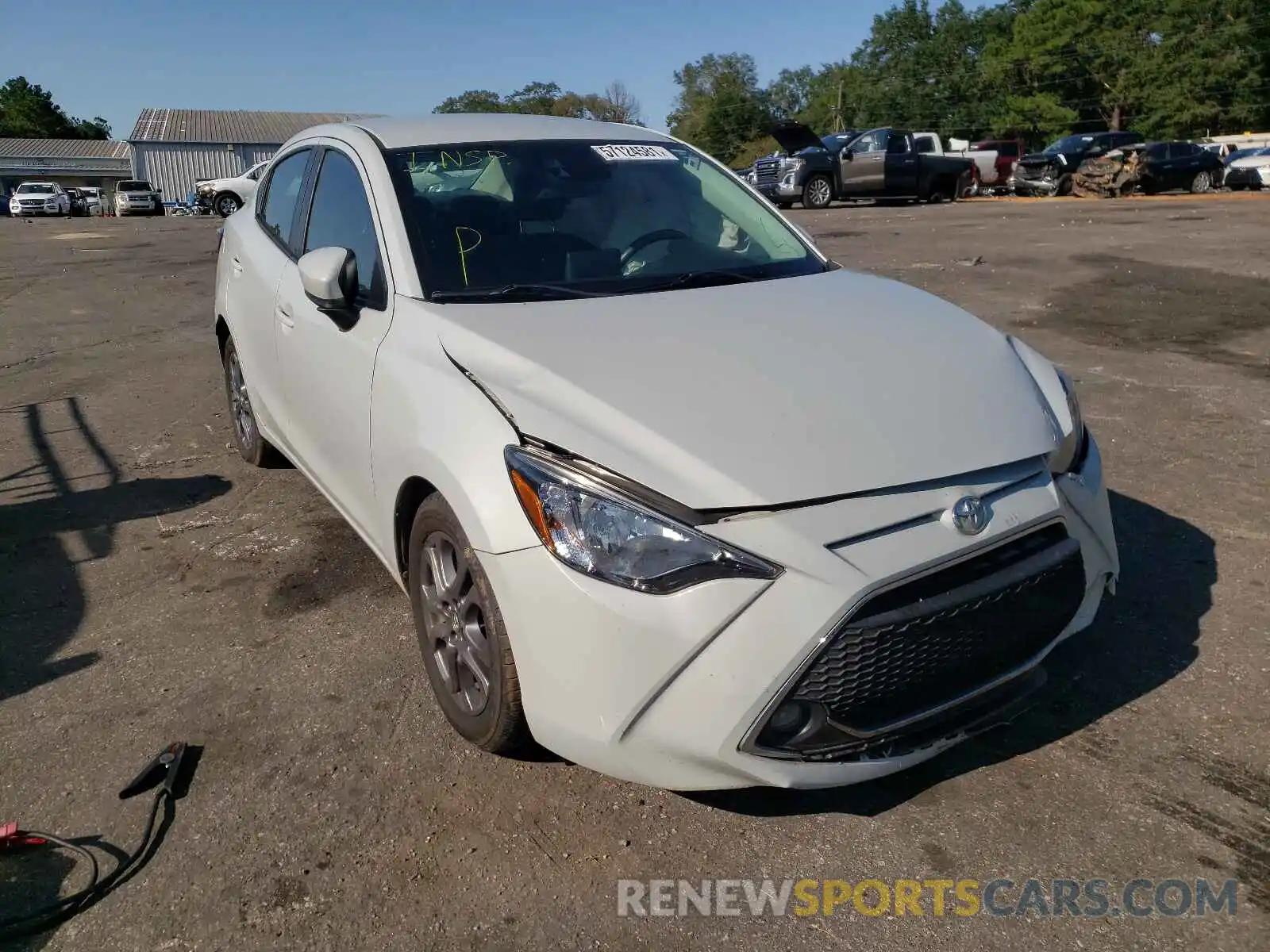 1 Photograph of a damaged car 3MYDLBYV1KY500229 TOYOTA YARIS 2019