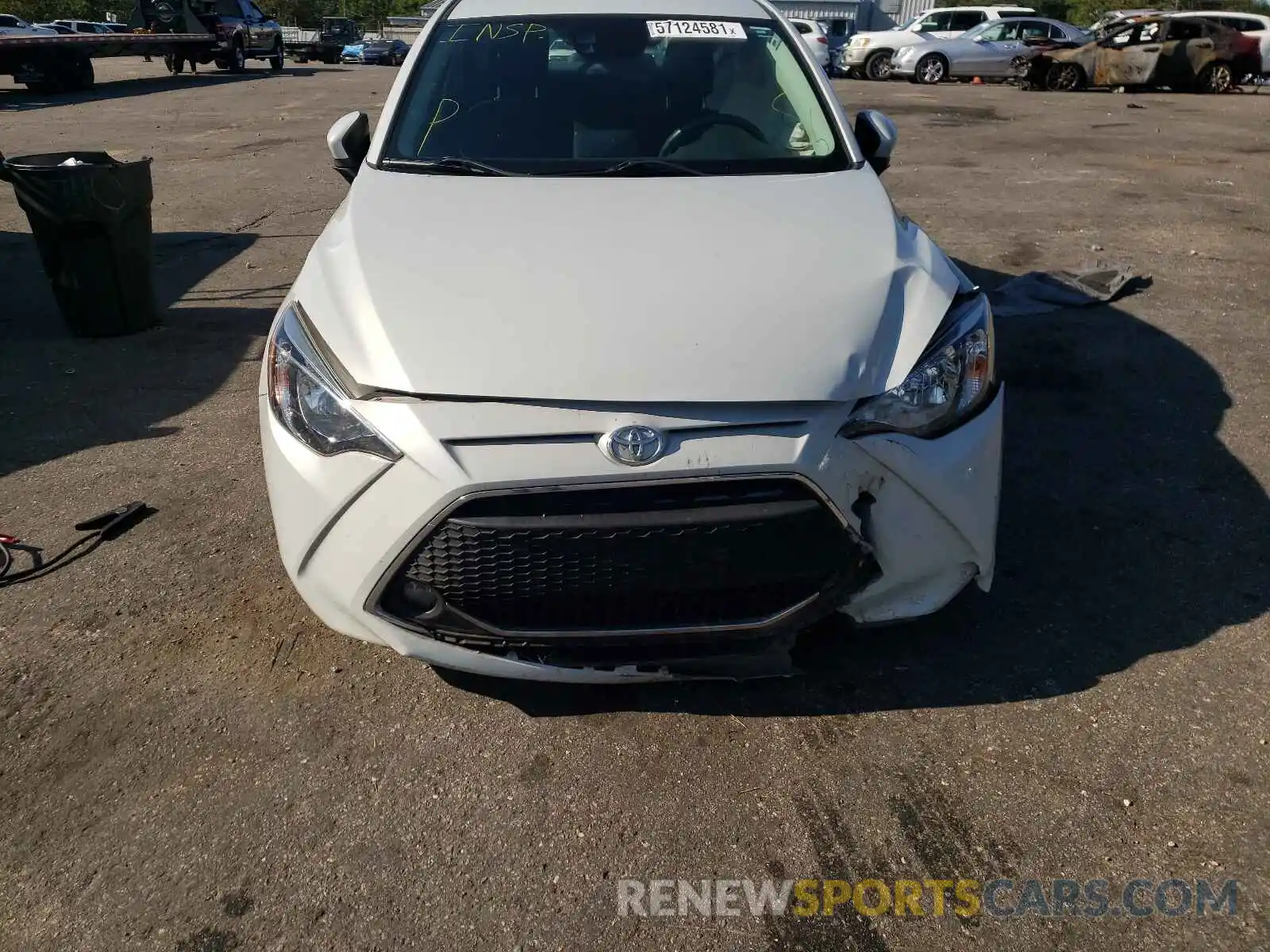 9 Photograph of a damaged car 3MYDLBYV1KY500229 TOYOTA YARIS 2019