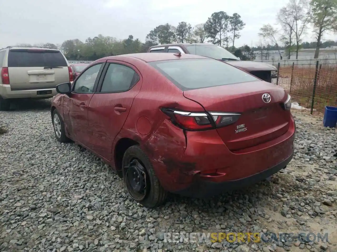 3 Photograph of a damaged car 3MYDLBYV1KY500750 TOYOTA YARIS 2019