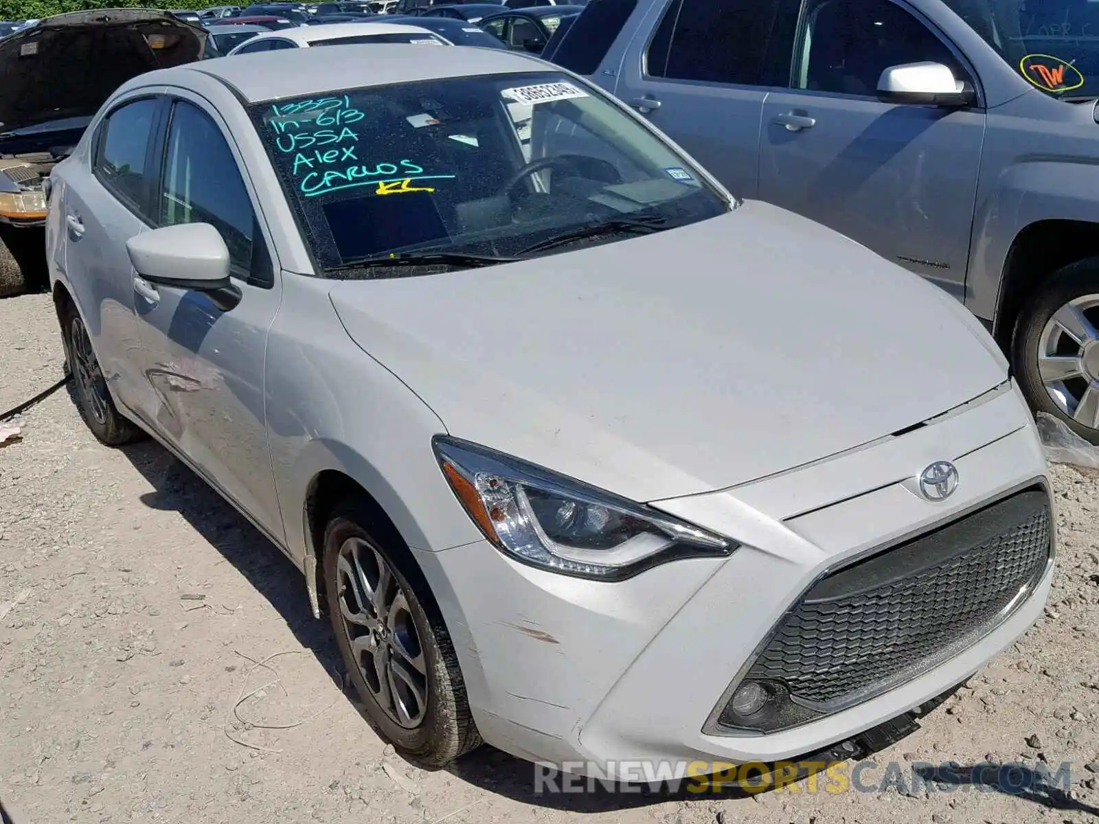 1 Photograph of a damaged car 3MYDLBYV1KY501140 TOYOTA YARIS 2019