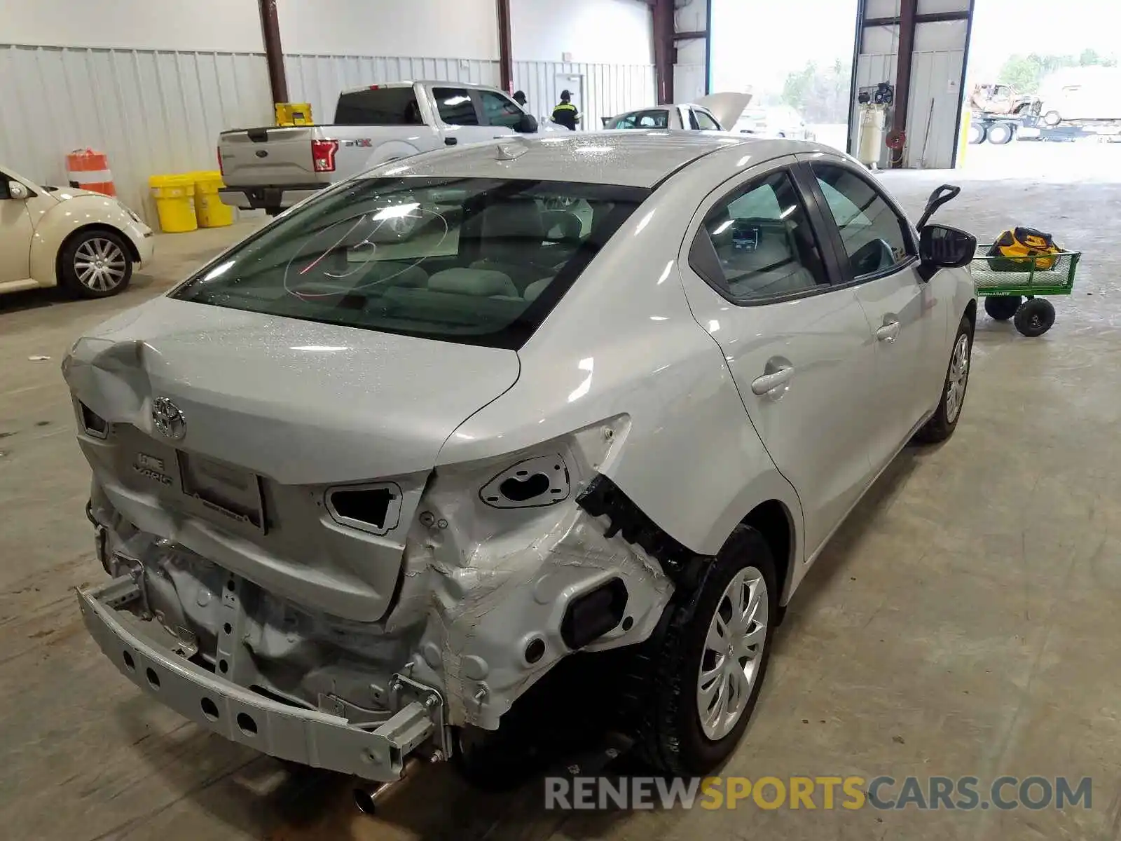 4 Photograph of a damaged car 3MYDLBYV1KY502210 TOYOTA YARIS 2019