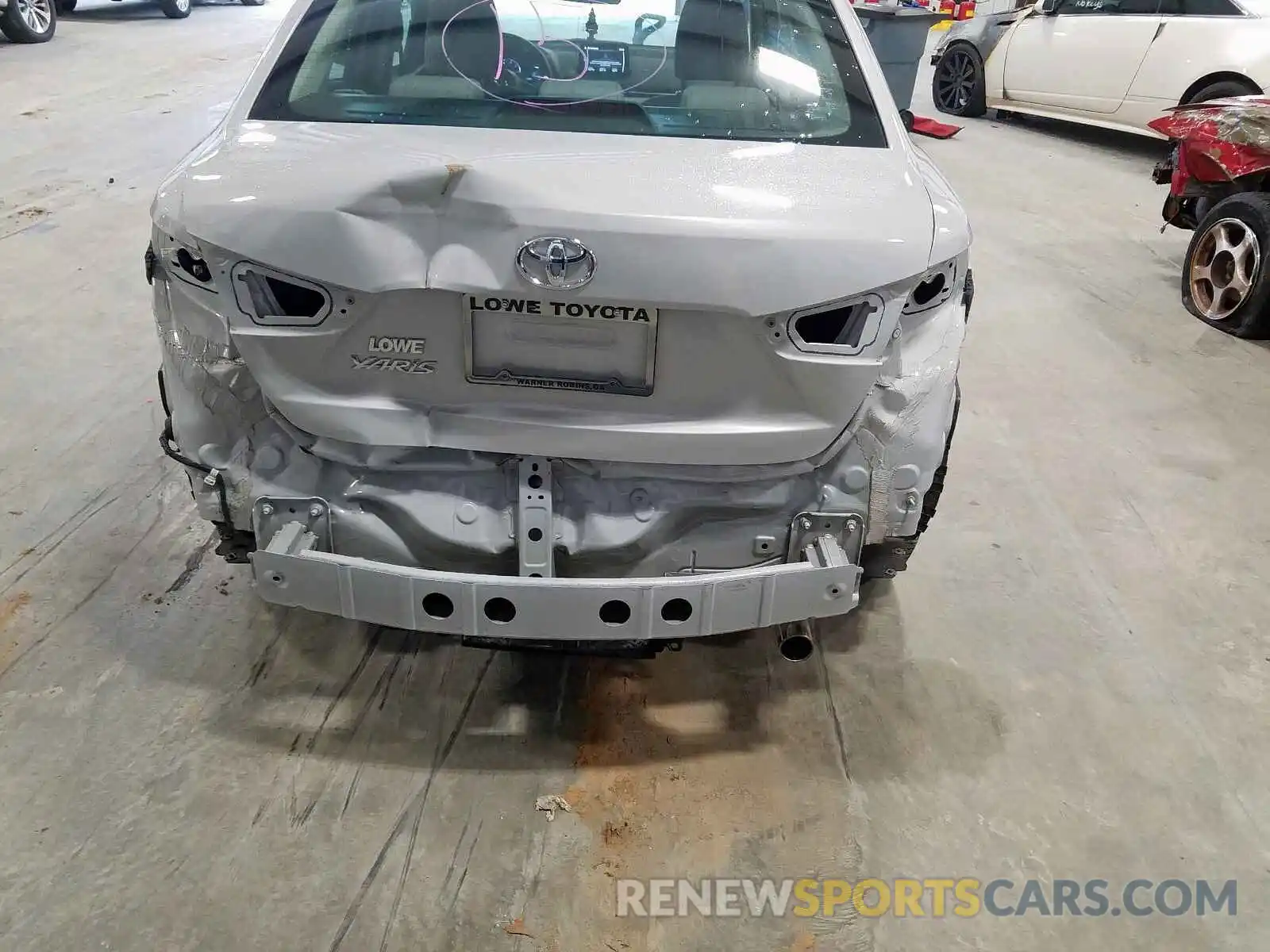 9 Photograph of a damaged car 3MYDLBYV1KY502210 TOYOTA YARIS 2019