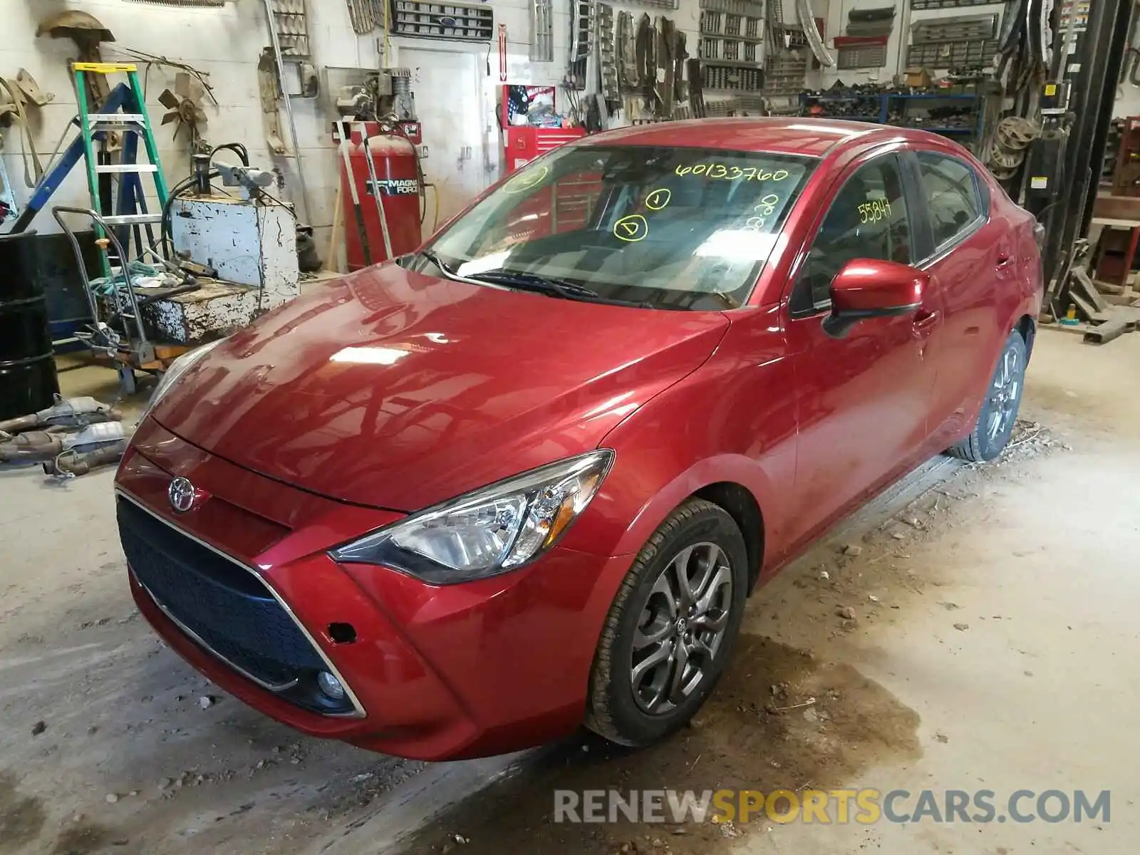 2 Photograph of a damaged car 3MYDLBYV1KY503115 TOYOTA YARIS 2019