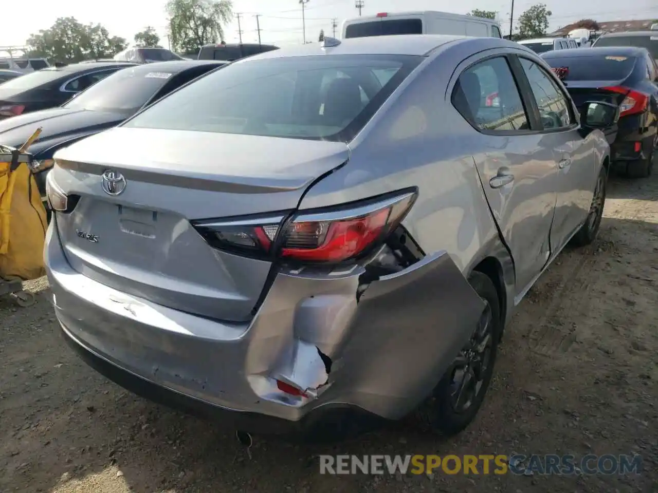 4 Photograph of a damaged car 3MYDLBYV1KY503356 TOYOTA YARIS 2019